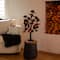 2ft. Pre-Lit Artificial Halloween Black Maple Tree with 24 Orange & Purple LED Lights